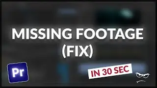 MISSING Media | Premiere Pro (Fix)