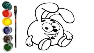 Bolalar uchun quyon rasm chizish - Сурет Салу үй қоян - сурет салып уйрену - how to draw