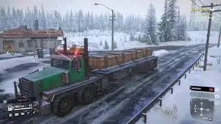 SnowRunner (No Commentary) Supply Crates (to the Lumber Mill)