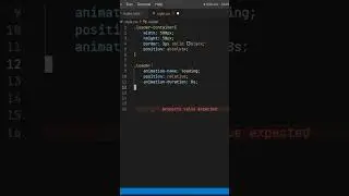 Loading animation using HTML and CSS #html #css #webpage