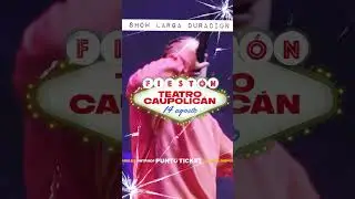¡Reserven el 14 de agosto! Porque se viene mambo larga duración en el Teatro Caupolicán🔥