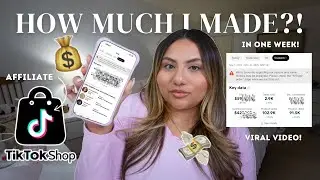 I Tried TikTok Shop Affiliate for 7 Days 💰🎀💻— Here’s How Much I Made!