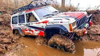 Car Racing 4x4 Sands Storm and MUD Action – Axial SCX10 II Jeep Cherokee | Wilimovich