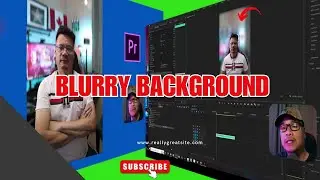 HOW TO MAKE A BLURRY BACKGROUND IN ADOBE PREMIERE PRO 
