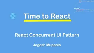 React Concurrent UI Patterns