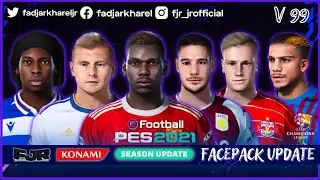 PES 2021 - UPDATE FACE V99 | SIDER VERSION & CPK VERSION