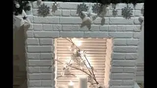 Декор фальш камина