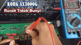 Korg AX3000G Service Damaged Output L No Sound