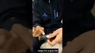 How to wrap a Badminton racket grip 