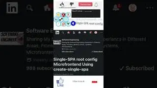 create single spa root config using create-single-spa 