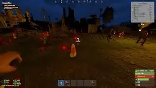 We zerged the Halloween event in Rust!!!