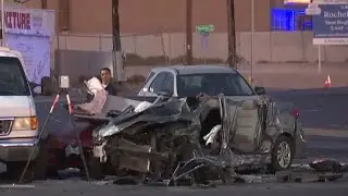 LVMPD: Impaired, speeding driver runs red light sending 5 to hospital