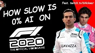 HOW SLOW IS 0% AI ON F1 2020?