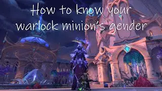 World of Warcraft - How to know your warlock minion's gender?