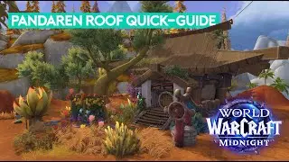 How I made the Pandaren House Roof