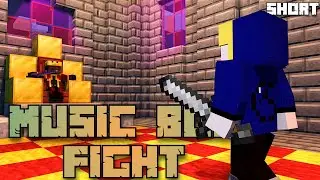 Minecraft Music Box Disc: Castle Fight Mine-Imator Animation