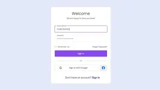 Modern Login Form in HTML & CSS