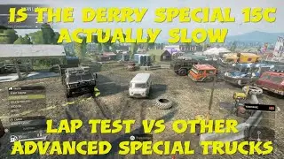 SnowRunner Is The Derry 15C Actually Slow Lap Test Vs Other Advanced Special Trucks