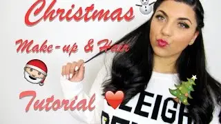 Christmas MAKE-UP & HAIR Tutorial (EXTREM) | Maiia G4L♡