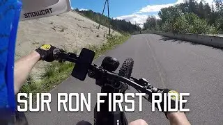 SUR RON LIGHTBEE X FIRST RIDE - THIS ELECTRIC BIKE IS AWESOME!