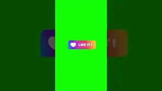 Like Button Green Screen 