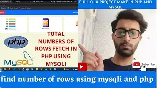 Total number of Count rows in database using php with mysqli
