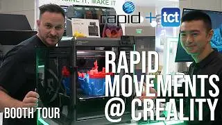 Exciting Creality Booth Tour at Rapid TCT LA 2024!