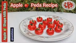 How to Make Apple Milk Peda at Home | Quick Dessert Recipe by Arain Kitchen #tips #trending