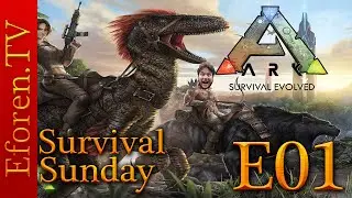 [E01] ALL NEW CREATURES!!! ARK: Scorched Earth Survival Sunday