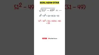 SOAL ASAH OTAK #matematika #matematikasma #matematikasmp #matematikamudah #matematikasd #math