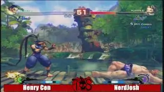 Dirty Jersey 6-27-2010 SSF4 Singles: Henry Cen vs NerdJosh