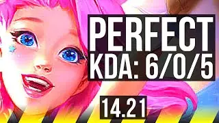 SERAPHINE & Lux vs KOG'MAW & Janna (ADC) | 6/0/5, Dominating | KR Master | 14.21