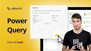 How to consolidate data for KPI dashboard in Power BI - Power Query｜Zebra BI Cards