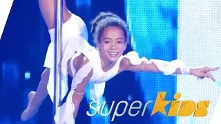 9yrs old Ukrainian Pole Dancer Emily Moskalenko | Superkids