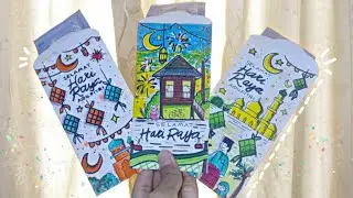 BUAT SENDIRI SAMPUL DUIT RAYA! | step by step DIY sampul duit raya mudah✨️✉️