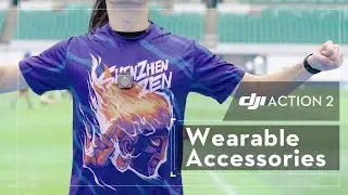 DJI Action 2 ｜ Wearable Accessories in Flying Disc
