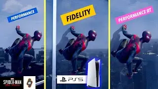 NEW Performance RT Mode Side by Side Comparison vs Fidelity and Performance | Spider-Miles Morales