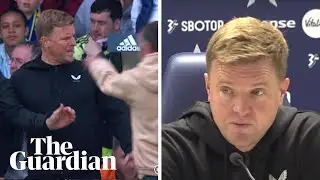 'No one should have to face that': Eddie Howe calls for better security after shove by fan