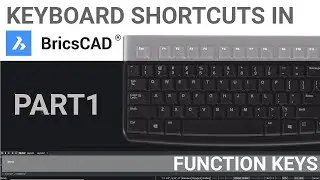 Keyboard shortcuts in BricsCAD - Part1