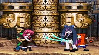 KOF MUGEN Tag Team Koakuma & Super Better Luigi vs Stocking & Arturo Mendoza