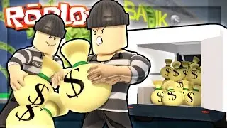 Roblox Adventures - ROBLOX BANK ROBBERY! (Rob a Bank Obby)