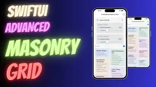 🚀 Advanced SwiftUI Masonry Grid with Smart Layout Caching