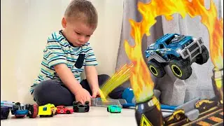 track with 360 loop and stunt ramp | collecting autotrack | zuru metal machines track review