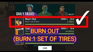 HOW TO COMPLETE BURN OUT(BURN TIRES) MISSION  IN CAR PARKING MULTIPLAYER | GAMING ZONE