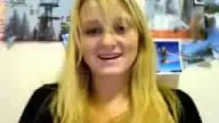 Pretty Girl Over Skype  Video Chatting Funny !!!