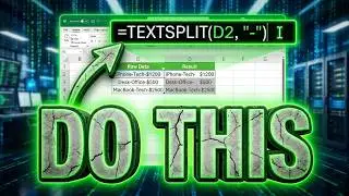 How to Split Text in Excel: Stop Using Text to Columns Wizard!