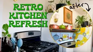 Colorful Budget Rental Kitchen Refresh: Part 1
