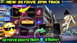 DREAM DIVE SKYDIVE 1 SPIN TRICK FADED WHEEL FREE FIRE SKYWING ANIMATION KITNE DIAMOND MEIN NIKALEGA
