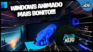 Como personalizar seu WINDOWS 11 ANIMADO MAIS BONITO AGORA! SEM INTALAR NADA Simples e rápido