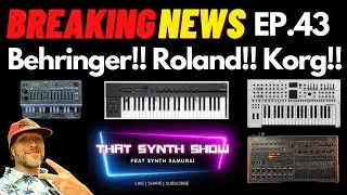 BREAKING SYNTH NEWS BEHRINGER LINN DRUM, ROLAND GAIA 2, KORG KEYSTAGE!!!! 🎹 | THAT SYNTH SHOW EP.43